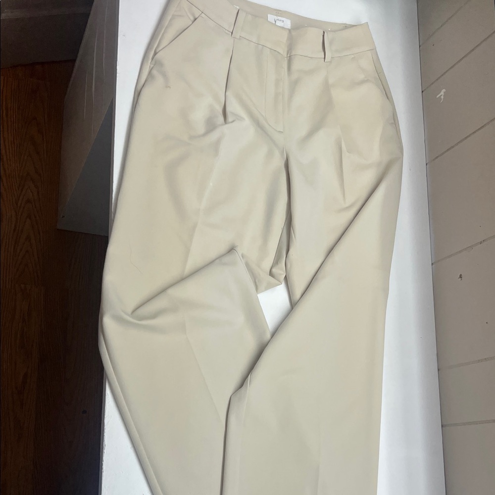 LOFT Men's Cream Dress Pants